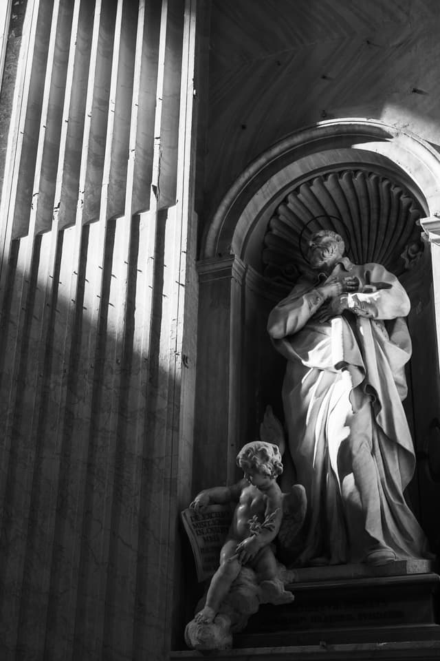 Statue in St. Peter's Basilica