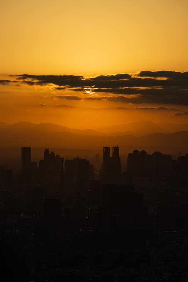 Sunset in Tokyo