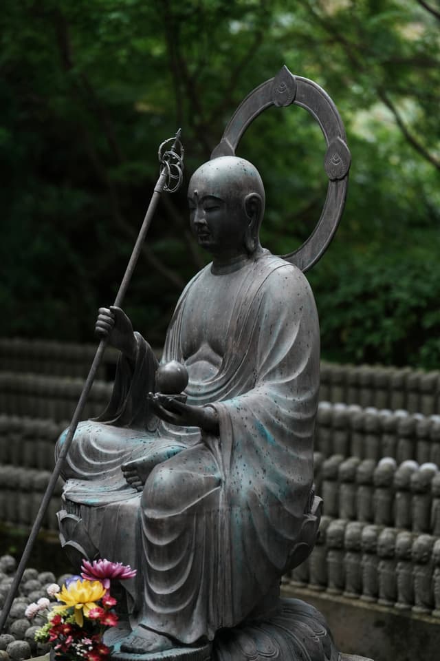 Statue in Hase-dera