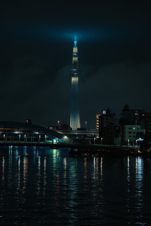 Sky Tree at Night