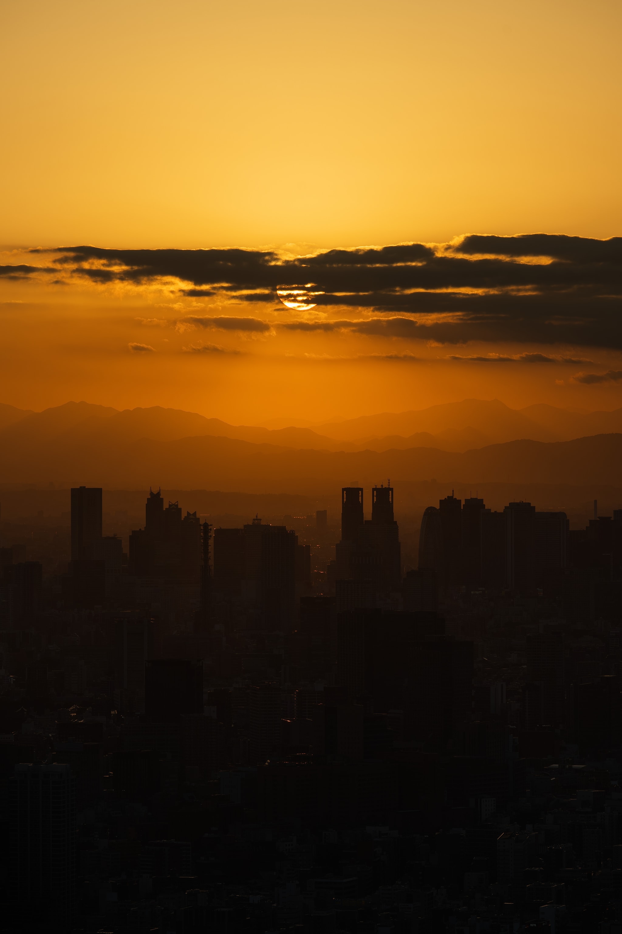 Sunset in Tokyo