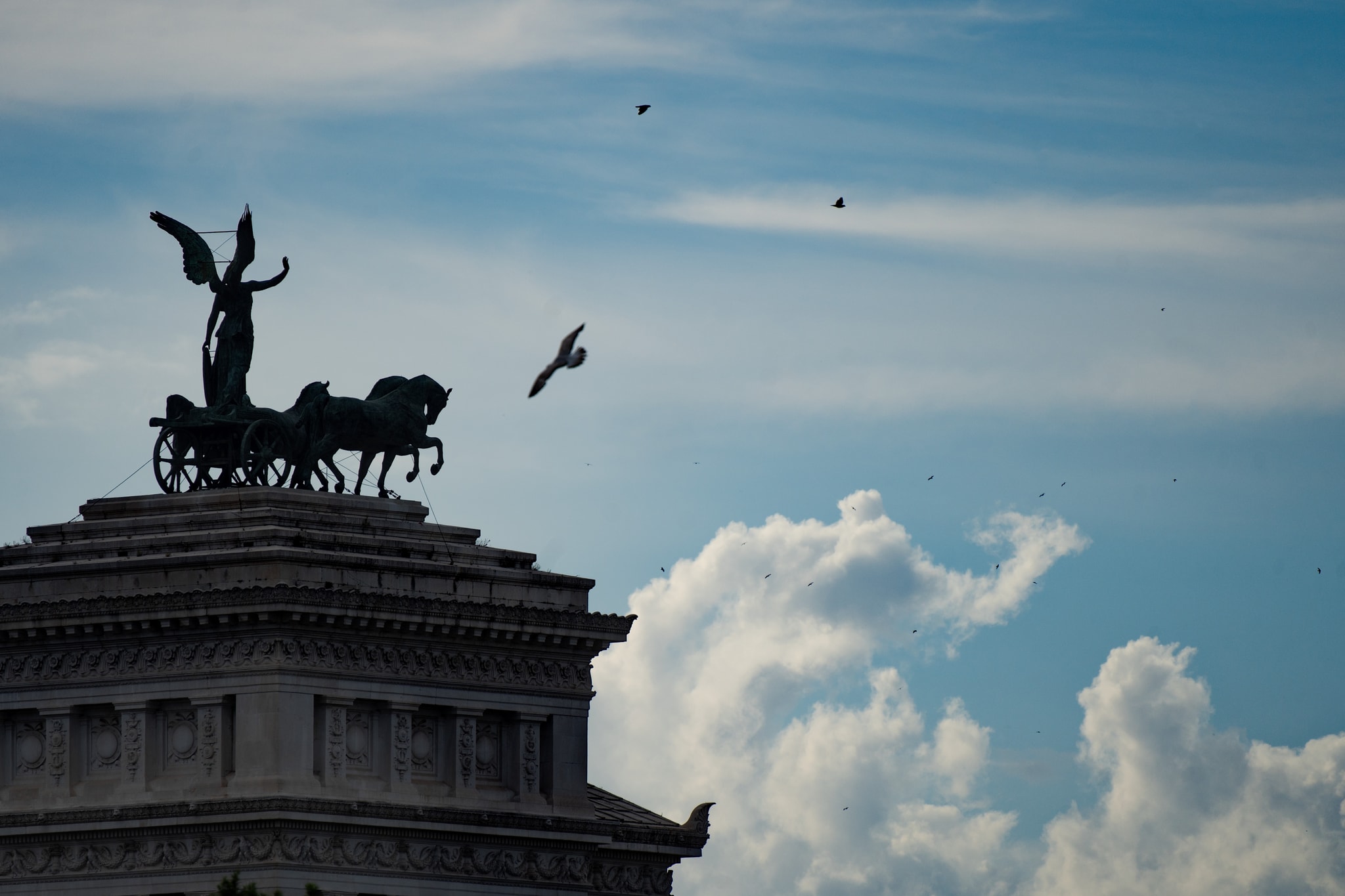 Statue on Piazza Venezia 1
